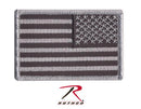 16666 Rothco Reverse Us Flag Patch - Black/silver / 2" X 3"