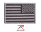 16666 Rothco Reverse Us Flag Patch - Black/silver / 2" X 3"