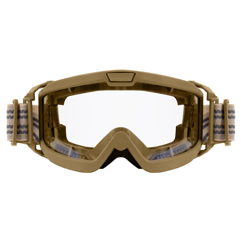 1732 Rothco OTG Ballistic Goggles - Coyote Brown / Clear