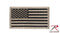 17782 Rothco US Flag Patch W/ Hook Back - Khaki/Black