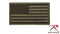 17783 Rothco US Flag Patch W/ Hook Back - OD/Black