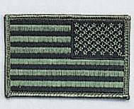 17788 Rothco Reverse Subdued US Flag Patch / 2" X 3"
