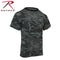 1864 Rothco Colored Camo T-Shirts - Black Camo