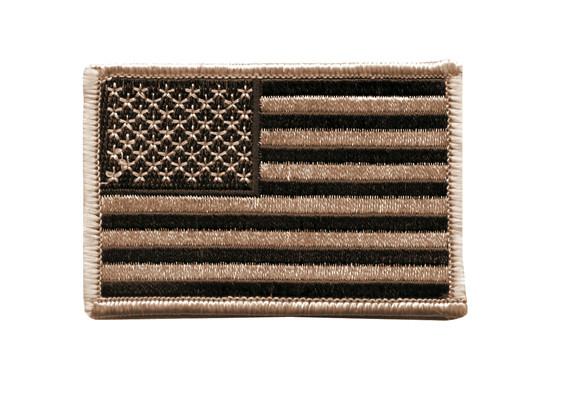 1888 Rothco Us Flag Patch - Desert Tan / 2" X 3"