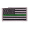 1893 Rothco Thin Green Line US Flag Patch - Hook Back