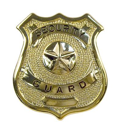 1904 Rothco Badge - Security Guard / Gold