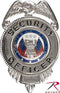 1913 Rothco Badge - Security Officer / Silver