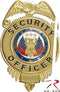 1914 ROTHCO BADGE - SECURITY OFFICER / GOLD