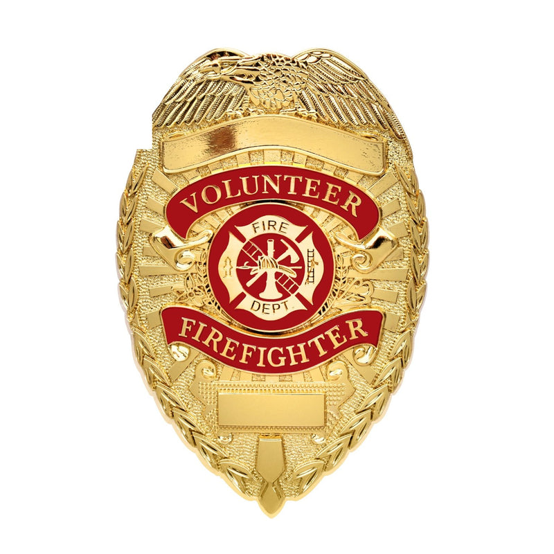 1929 Rothco Deluxe Fire Department Badge - Gold