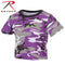 1941 Rothco Women's Camo Crop Top - Ultra Violet Camo