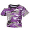 1941 Rothco Women's Camo Crop Top - Ultra Violet Camo
