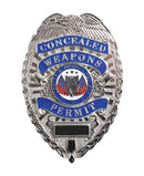 1945 ROTHCO DELUXE BADGE - CONCEALED WEAPONS PERMIT / SILVER