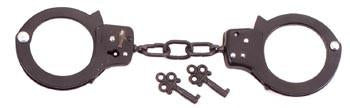 20083 Rothco Double Lock Steel Handcuffs - Black