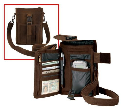 2125 ROTHCO CANVAS TRAVEL PORTFOLIO - EARTH BROWN