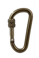 214 Rothco 80mm Locking Accessory Carabiner - Coyote