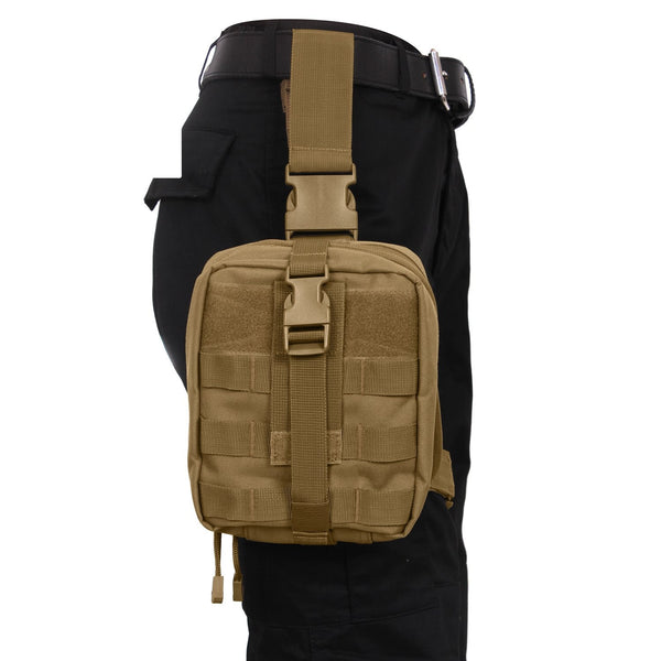 21755 Rothco Drop Leg Medical Pouch - Coyote Brown