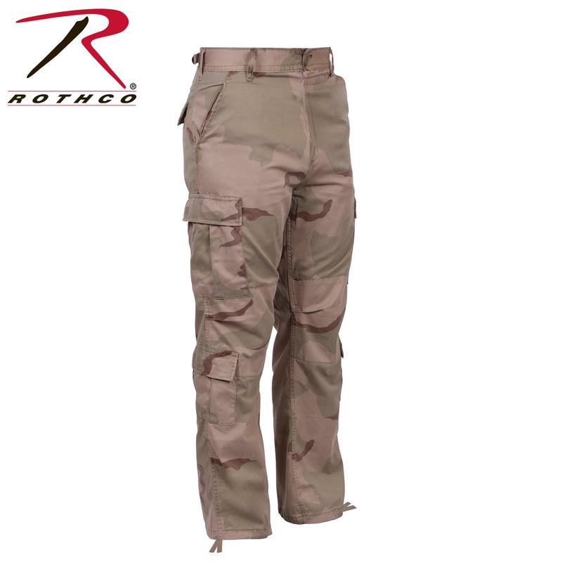 2186 Rothco Vintage Camo Paratrooper Fatigue Pants - Tri-Color Desert Camo