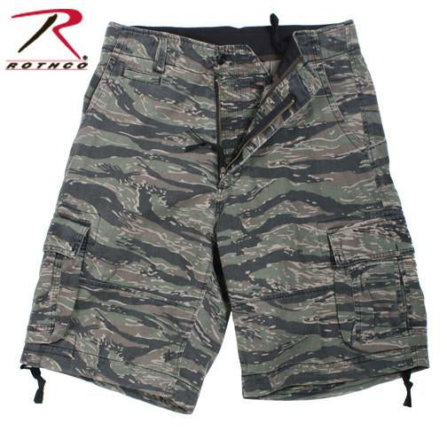 2214 Rothco Vintage Infantry Utility Shorts - Tiger Stripe Camo