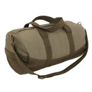 2220 Rothco Two-Tone Canvas Duffle Bag With Brown Bottom