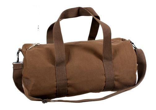 2231 ROTHCO CANVAS VINTAGE SHOULDER BAG - EARTH BROWN / 19"