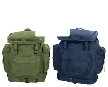 2304 ROTHCO CANVAS EUROPEAN RUCKSACK - OD / NAVY