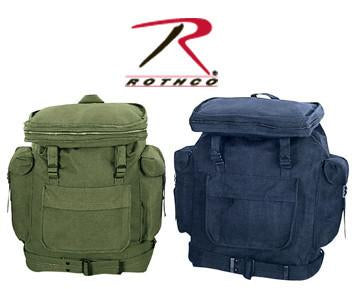 2304 Rothco European Style Rucksack- Olive Drab, Navy