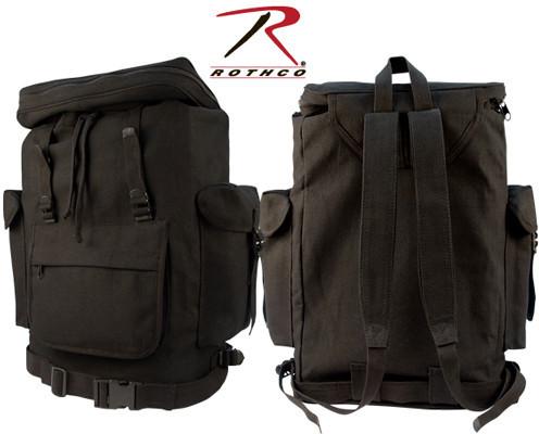 2305 Rothco Black European Style Rucksack