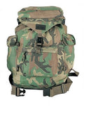 2306 ROTHCO CANVAS OUTDOORSMAN RUCKSACK - WOODLAND CAMO