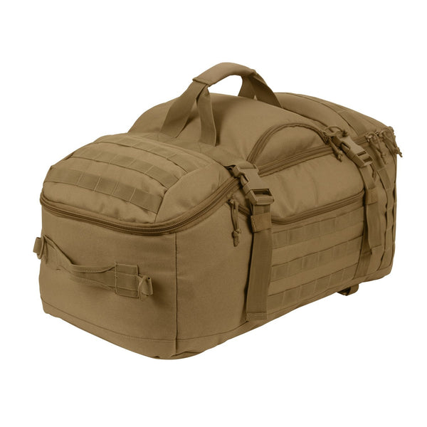 23501 Rothco 3-In-1 Convertible Mission Bag - Coyote Brown