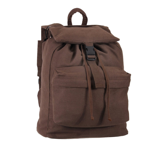 2371 Rothco Canvas Daypack - Earth Brown