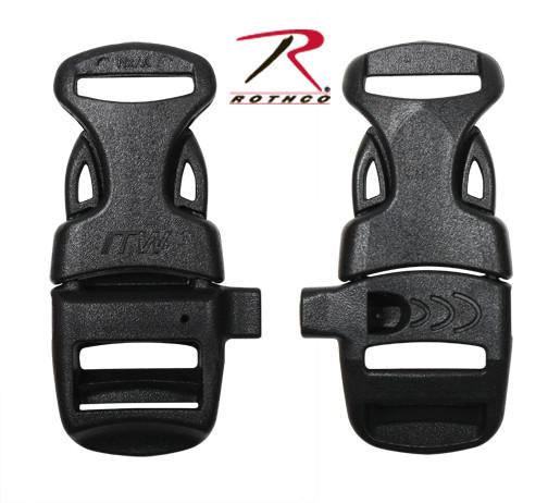 239 Rothco Whistle Buckle - 5/8" / Whistleloc - Black