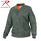 2420 Rothco Womens MA-1 Flight Jacket - Sage Green