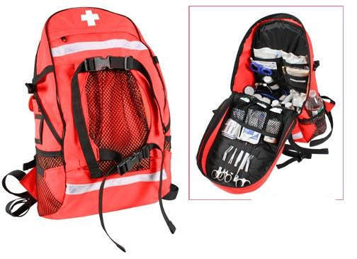 2445 Rothco First Aid / Trauma Backpack - Red
