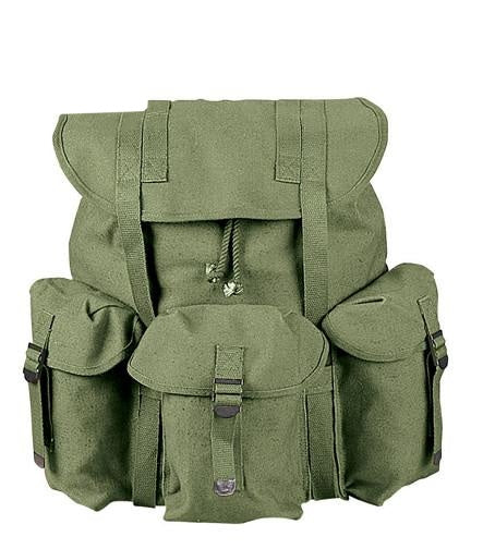 2487 ROTHCO GI TYPE HW CANVAS MINI ALICE PACK - OLIVE DRAB