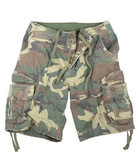 2540 Vintage Woodland Infantry Utility Shorts