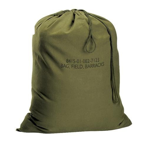 2571 ROTHCO GI TYPE CANVAS BARRACKS BAG / 24" x 32" - OLIVE DRAB