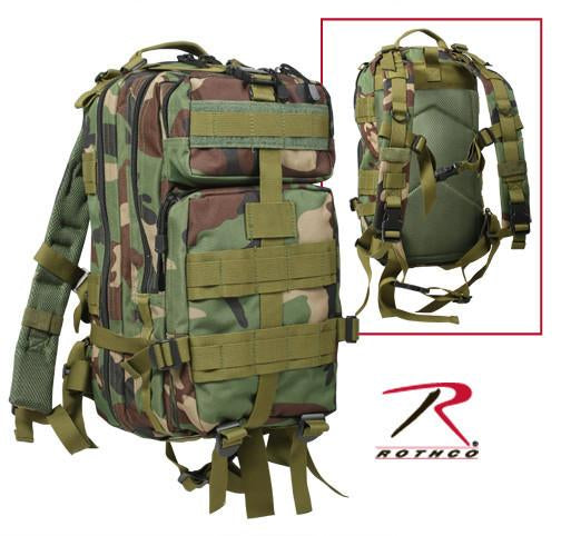 2579 Rothco Medium Transport Pack - Woodland Camo