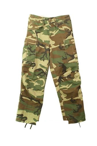 2605 Rothco Vintage M-65 Field Pants - Woodland Camo