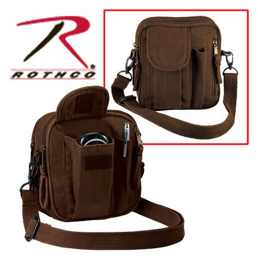 2627 Rothco Brown Excursion Organizer Shoulder Bag