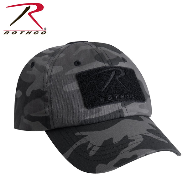 2672 Rothco Tactical Operator Cap - Black Camo
