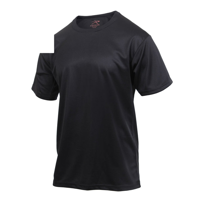 2735 Rothco Quick Dry Moisture Wicking T-Shirt - Black