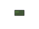 27783 Rothco Pvc Us Flag Patch W/ Hook Back - Od/black