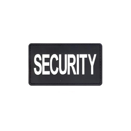 27785 Rothco Pvc Security Patch W/hook Back- Blk/white
