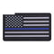 27789 Rothco PVC Thin Blue Line Flag Patch - Hook Back
