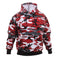 2790 Rothco Camo Pullover Hooded Sweatshirt - Red Camo