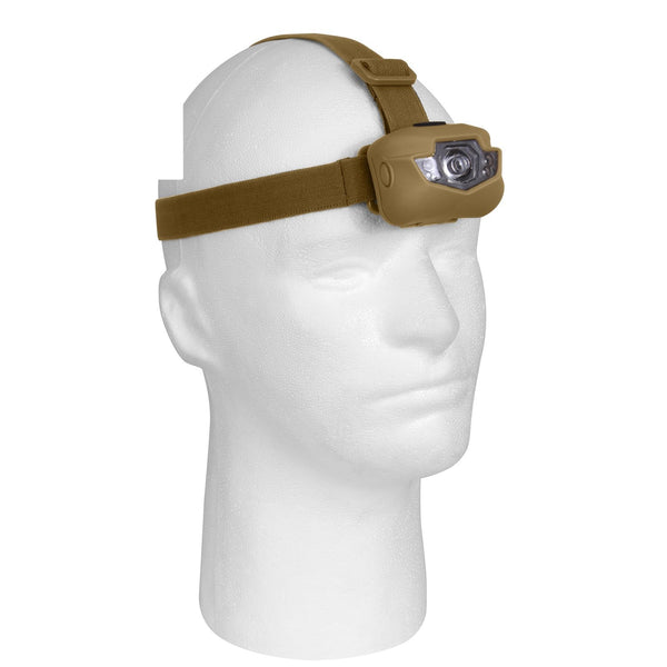 2856 Rothco 5 Bulb LED Headlamp - Coyote Brown