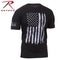 2901 Rothco Distressed US Flag Athletic Fit T-Shirt - Black