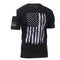 2901 Rothco Distressed US Flag Athletic Fit T-Shirt - Black