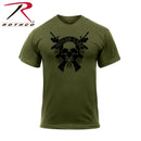 2917 Rothco Molon Labe Skull T-Shirt - Olive Drab