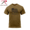 2923 Rothco 'Murica US Flag T-Shirt - Coyote Brown